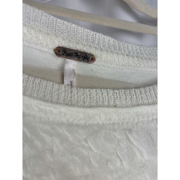 Free People Women's Top Treat Me Tender Color Ivory Size Small NWT boho Tank - Picture 5 of 10